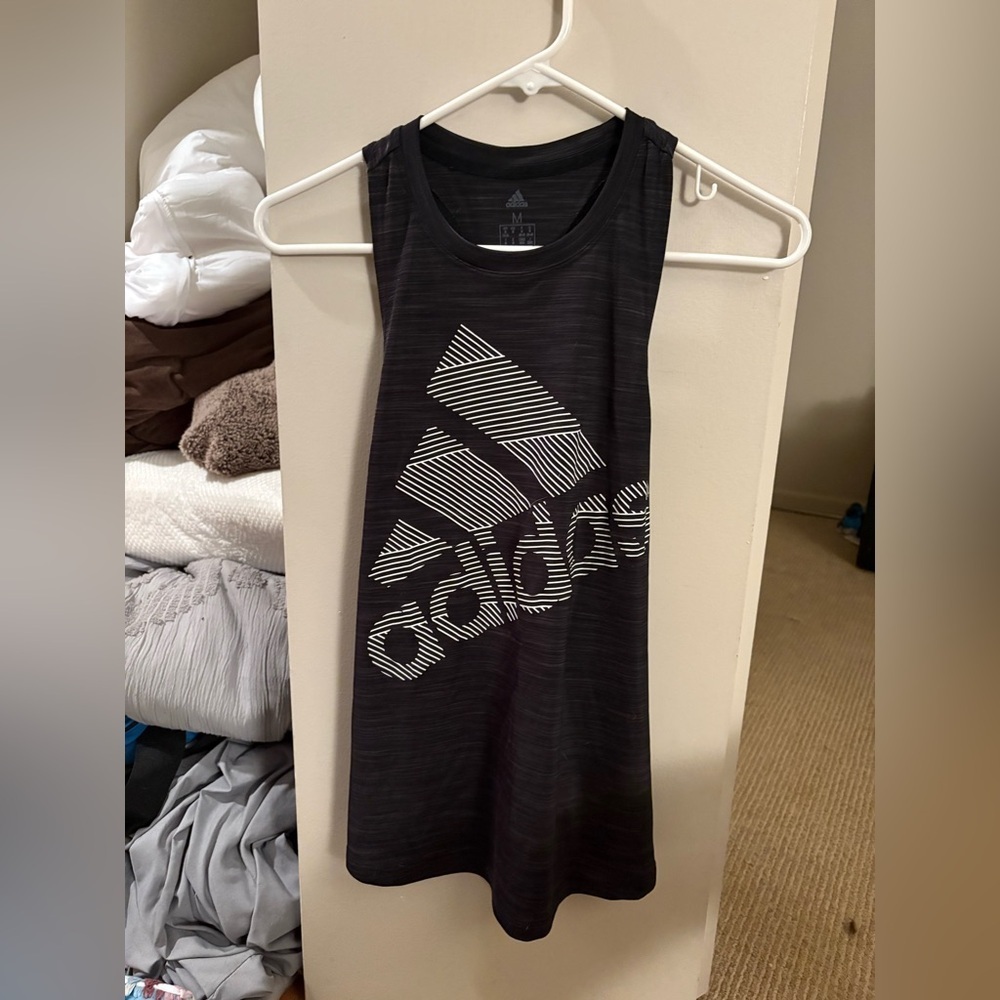Adidas Women’s Black Sleeveless Tank Top Size M